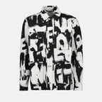 Jackets Graffiti denim jacket Alexander McQueen White Homme