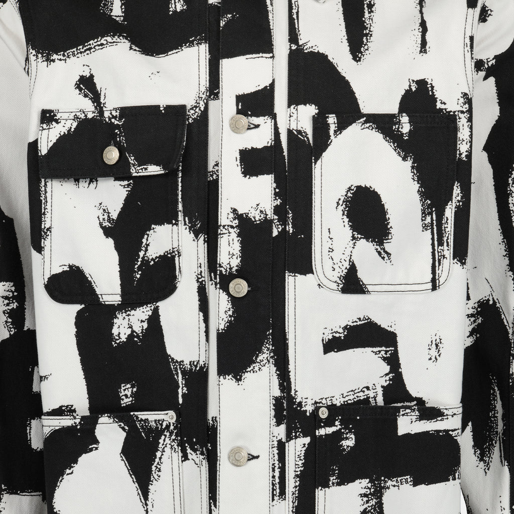 Jackets Graffiti denim jacket Alexander McQueen White Homme