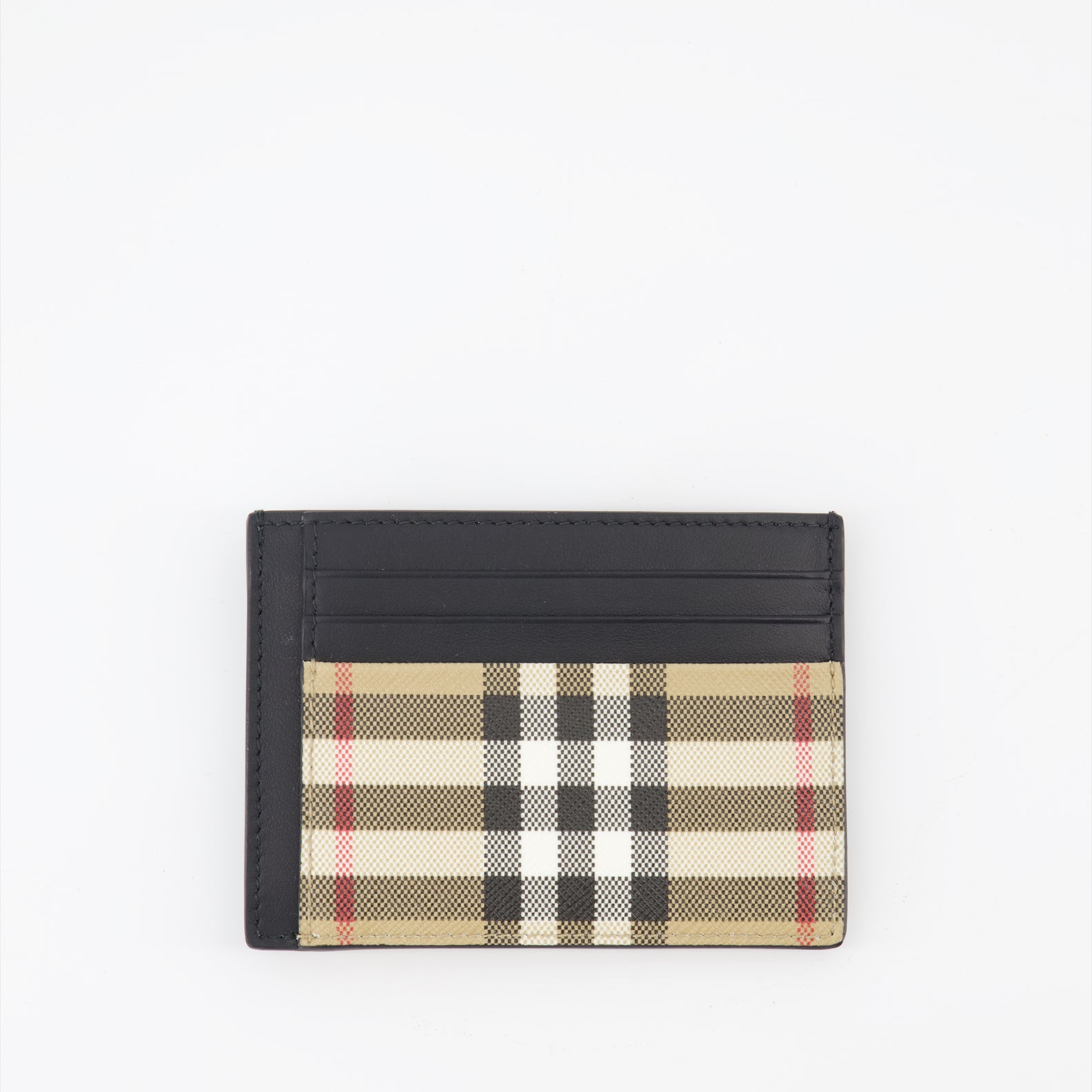 Pequeños artículos de cuero Porte-cartes à carreaux Burberry Beige Homme
