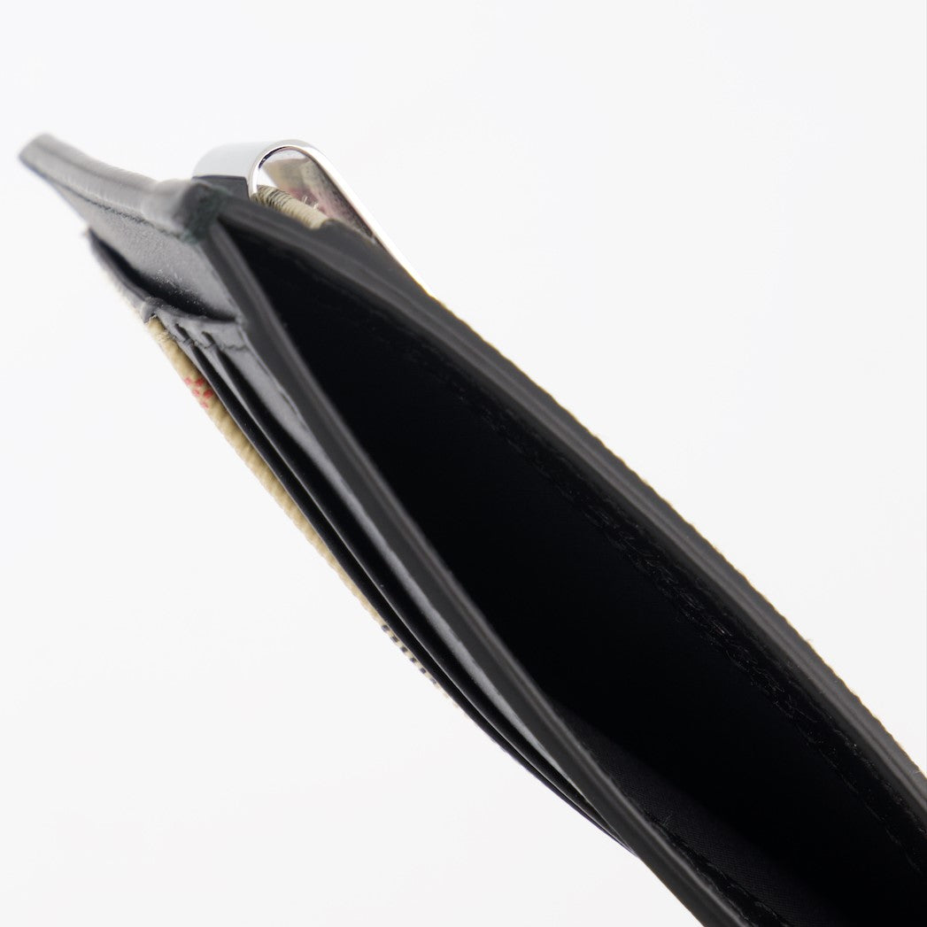 Pequeños artículos de cuero Porte-cartes à carreaux Burberry Beige Homme