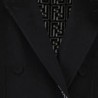 Manteaux Manteau en laine Fendi Noir Homme
