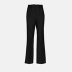 Pantalones Pantalon à pinces Fendi Negro Femme