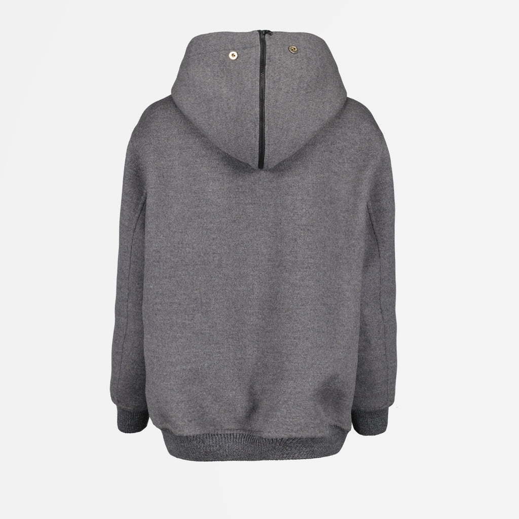 Manteaux Blouson bomber Fendi Gris Femme