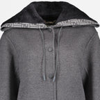 Manteaux Blouson bomber Fendi Gris Femme