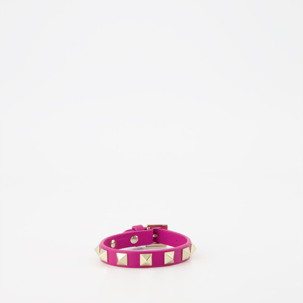 Bijoux Bracelet Rockstud Valentino Garavani Rose Femme
