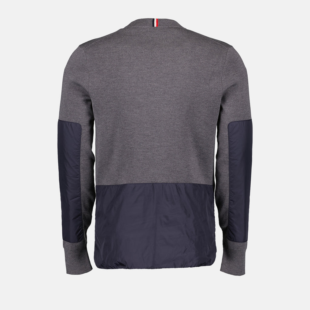 Maille Pull en laine Moncler Grenoble Gris Homme