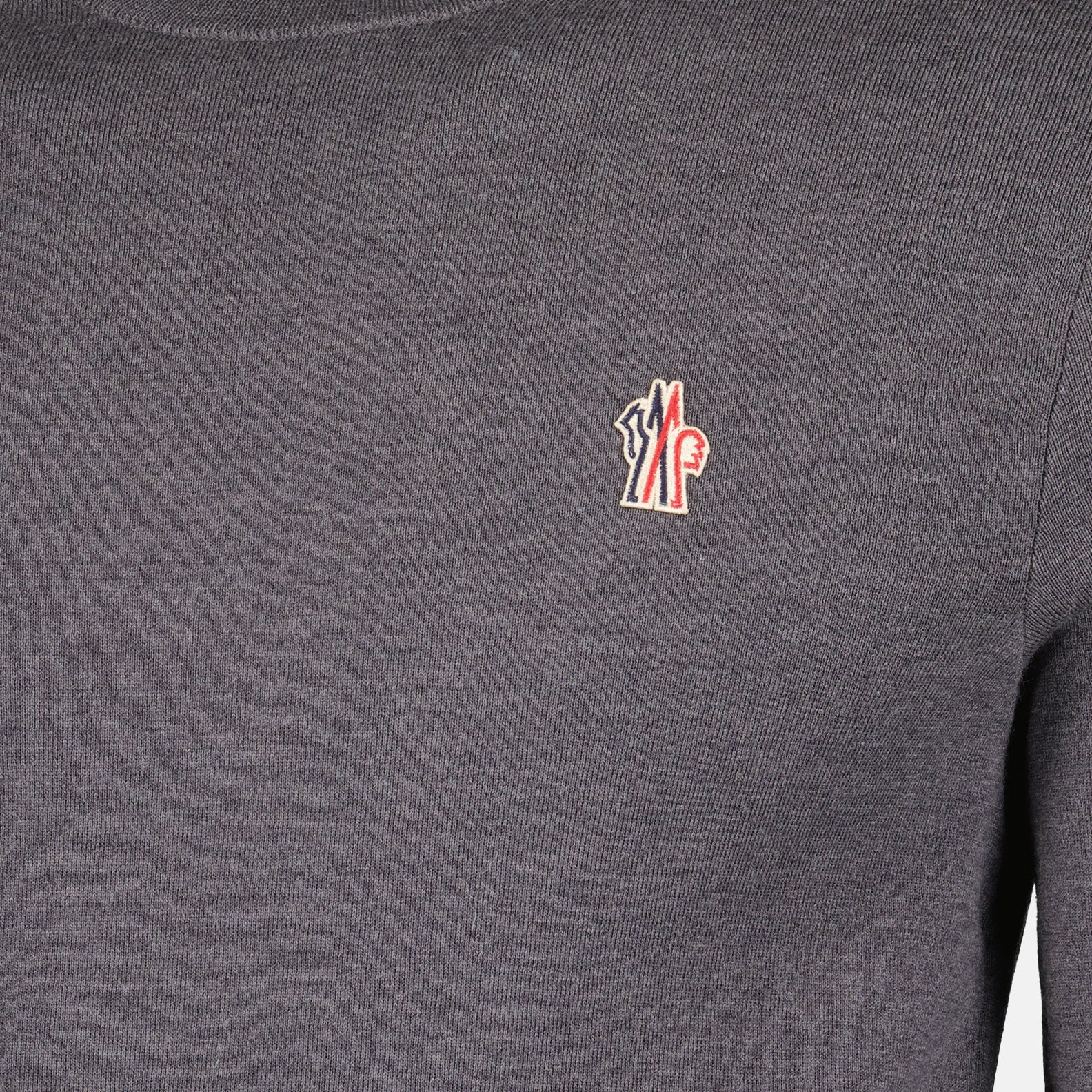 Maille Pull en laine Moncler Grenoble Gris Homme