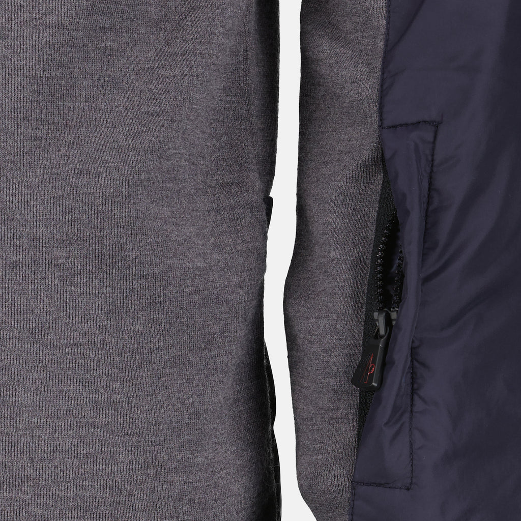 Maille Pull en laine Moncler Grenoble Gris Homme