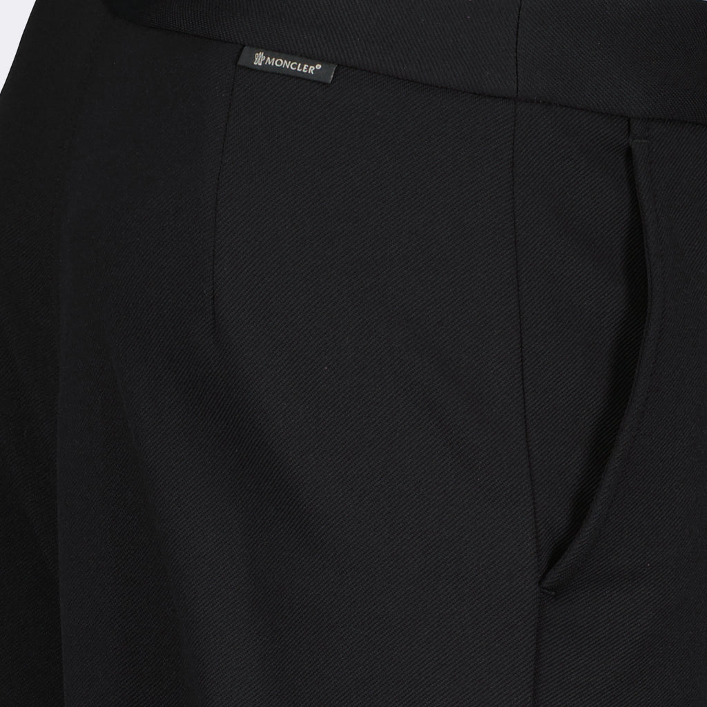 Pants Straight pants Moncler Black Women
