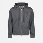 Sweatshirts Zipped sweatshirt Moncler Gray Man