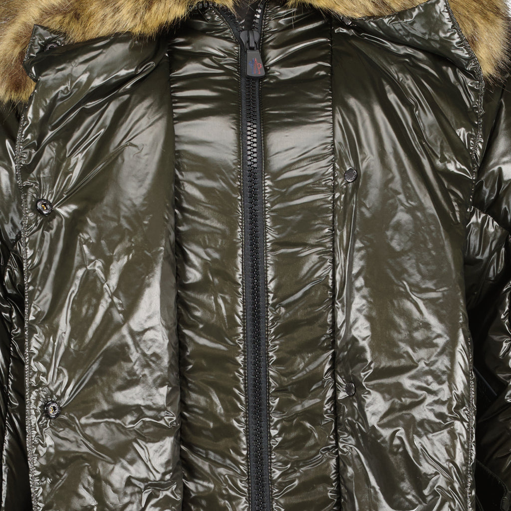 Casacos Doudoune Chamoille Moncler Grenoble Verde Femme