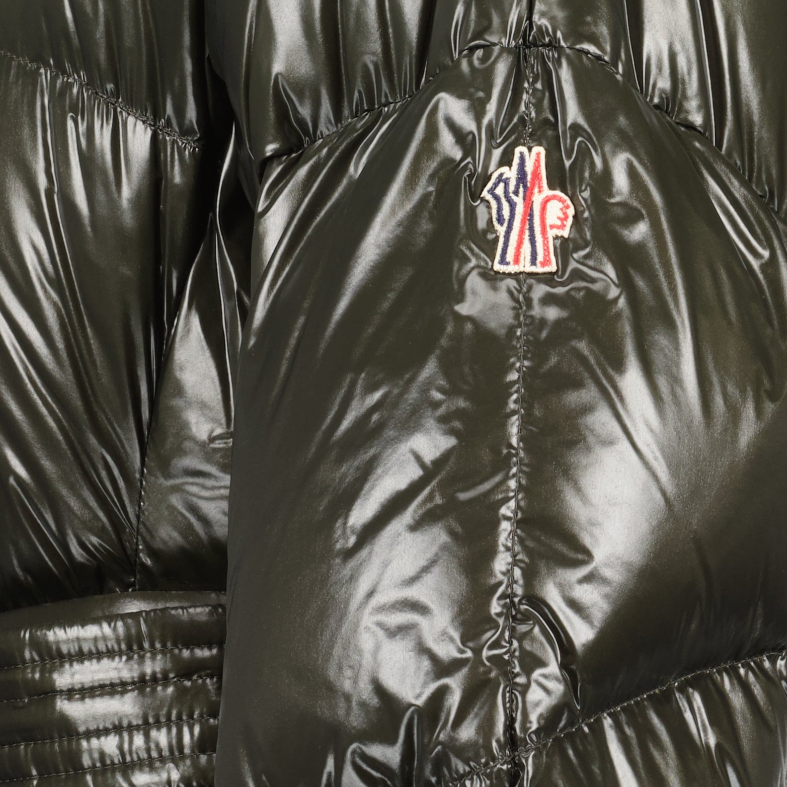 Casacos Doudoune Chamoille Moncler Grenoble Verde Femme