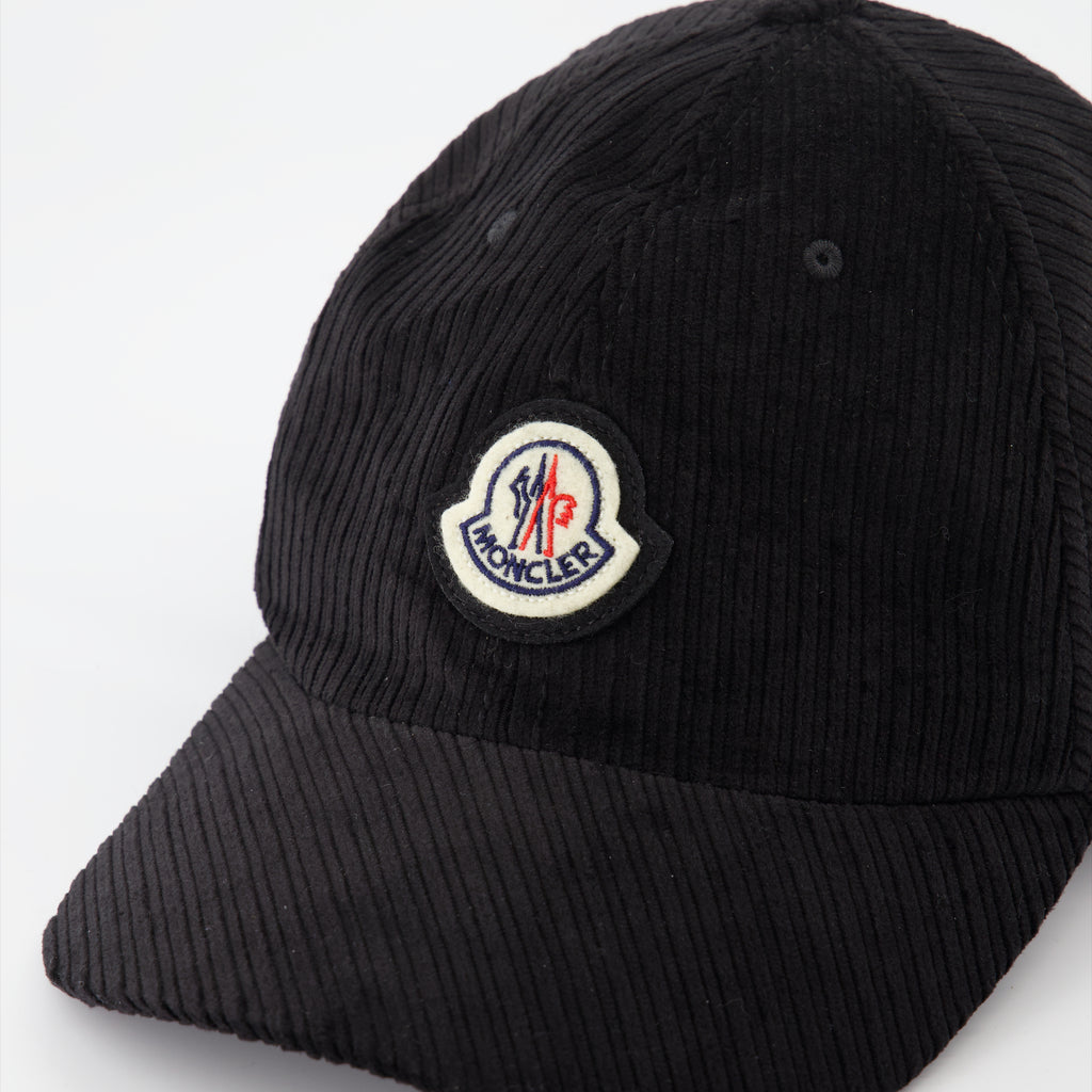 Cappelli, berretti e beanie Casquette en velours Moncler Nero Homme