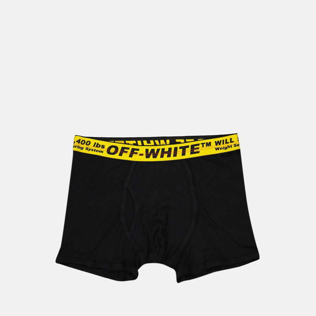 Roupa íntima e homewear Boxer Industrial Off-White Preto Homme