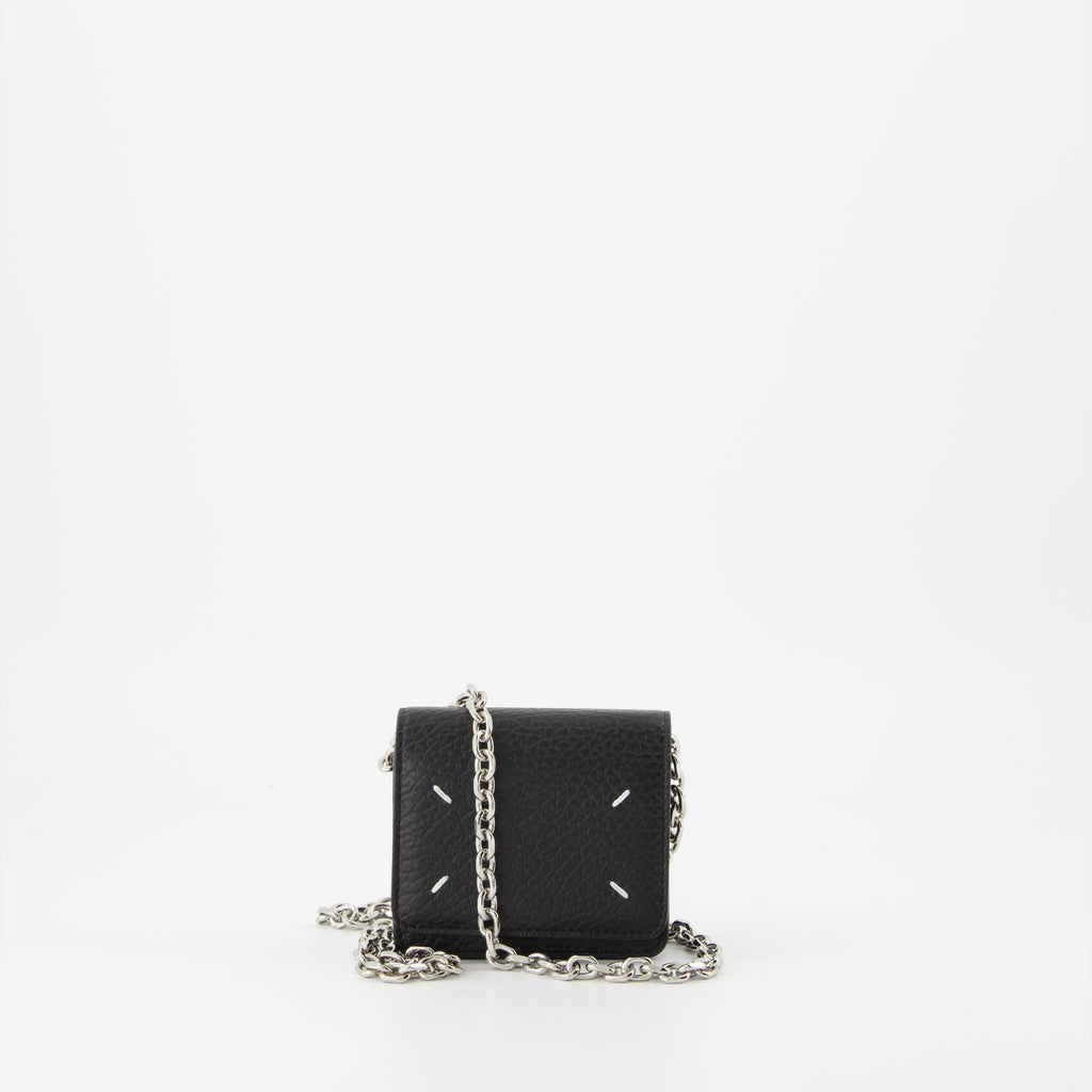 Small leather goods Four Stitches Wallet Maison Margiela Black Unisex