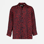 Shirts Heart print shirt Ami PARIS Black Man