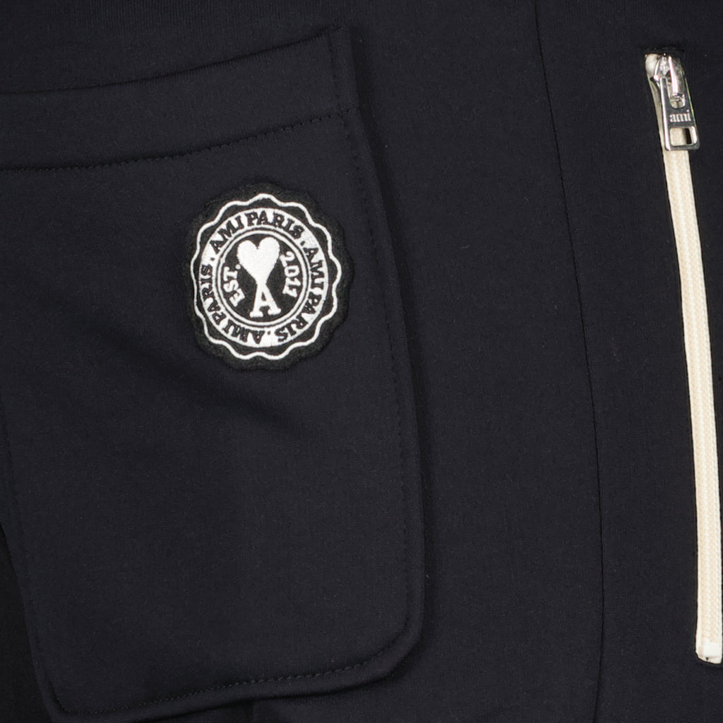 Hosen Jogging Ami Paris France Ami PARIS Schwarz Homme