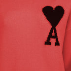 Knitwear Heart Friend Sweater Ami PARIS Red Unisex