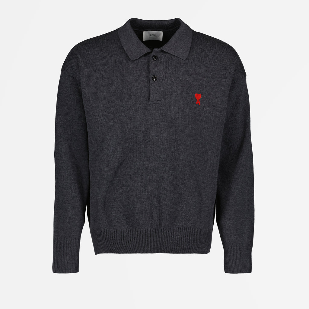 Polos Polo Ami de Coeur Ami PARIS Cinza Homme