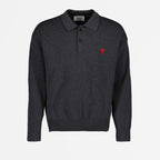 Polos Polo Ami de Coeur Ami PARIS Cinza Homme