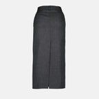 Röcke Jupe en laine Ami PARIS Grau Femme