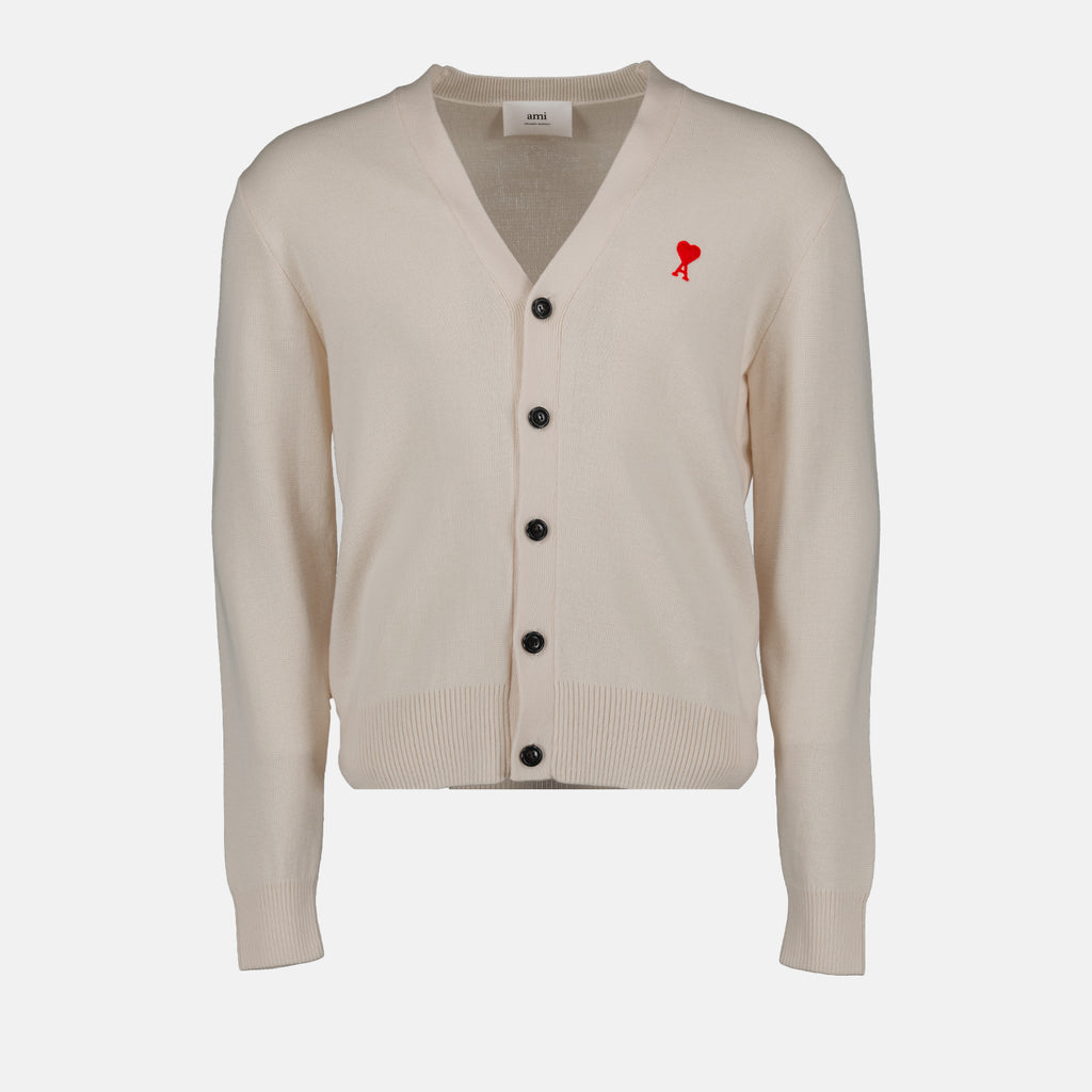 Malhas Cardigan Ami de Coeur Ami PARIS Bege Homme