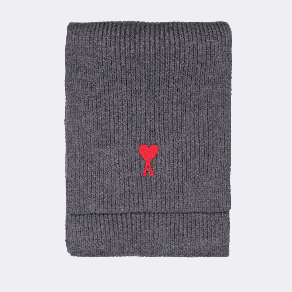Schals und handschuhe Écharpe Ami de Coeur Ami PARIS Grau Unisex