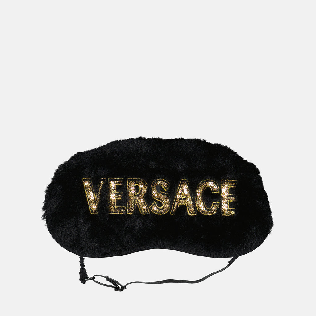 Lifestyle Logo sleep mask Versace Black Unisex
