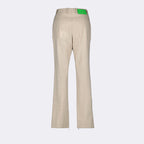 Pantaloni Pantaloni in Lana Off-White Beige Homme