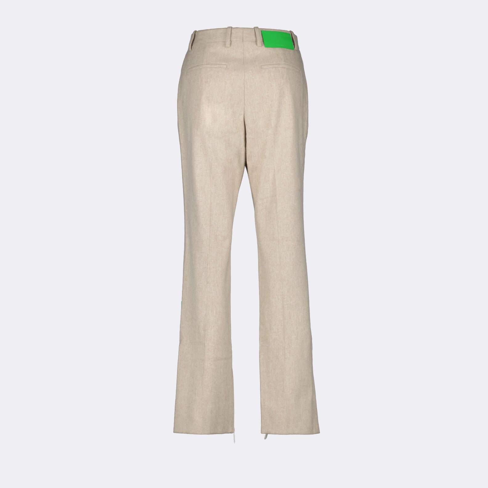 Pantaloni Pantaloni in Lana Off-White Beige Homme