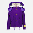 Manteaux Parka courte Off-White Violet Femme