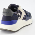 Baskets Baskets Ramsey Burberry Bleu Homme