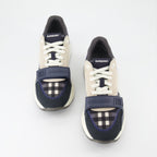 Baskets Baskets Ramsey Burberry Bleu Homme