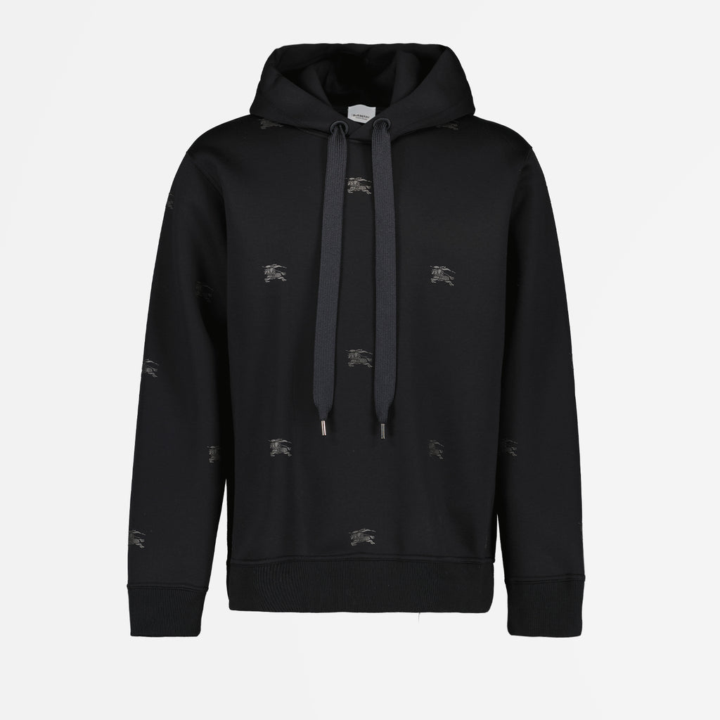 Sweatshirts Sweat à capuche Cavalier Burberry Noir Homme