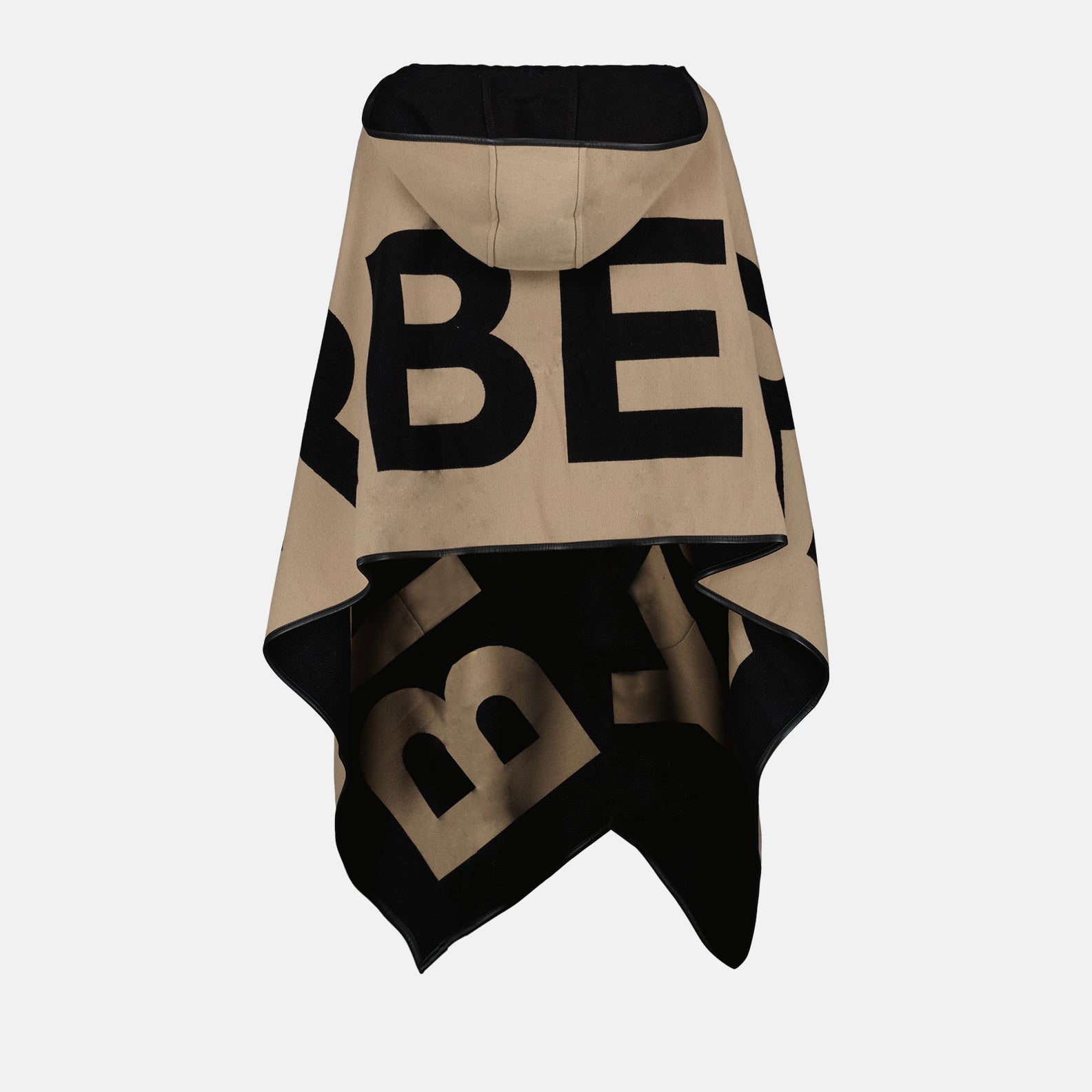 Giacche Poncho en laine Burberry Beige Femme