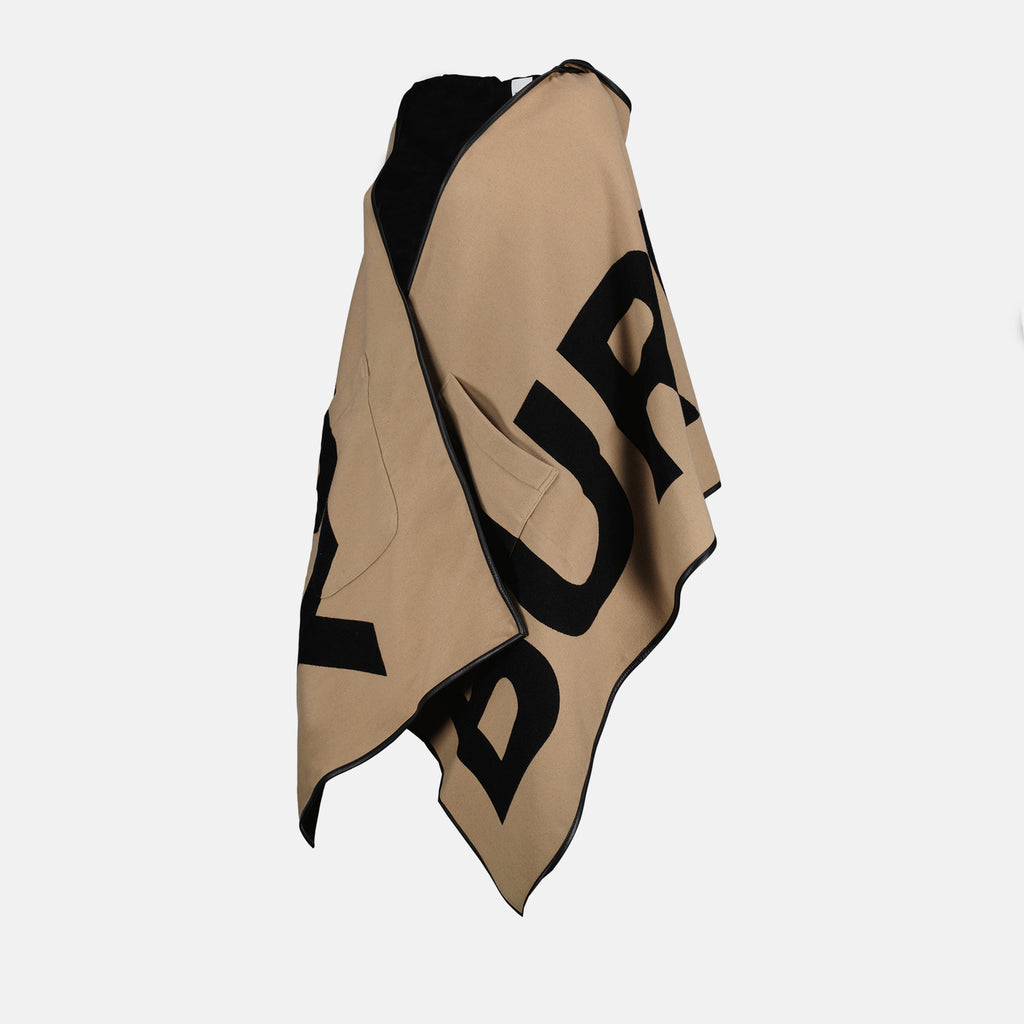 Vestes Poncho en laine Burberry Beige Femme