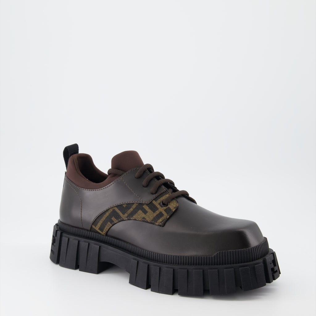 Chaussures de ville Chaussures à lacets Fendi Marron Homme