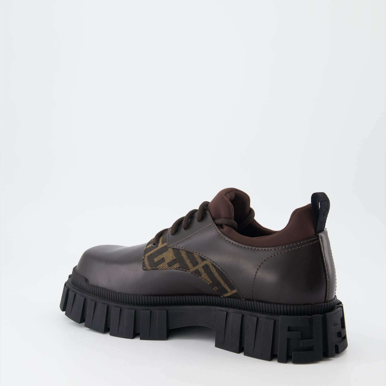 Sapatos sociais Chaussures à lacets Fendi Marrom Homme