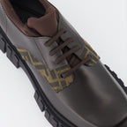 Chaussures de ville Chaussures à lacets Fendi Marron Homme