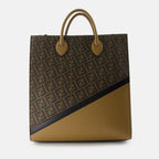Tote bags Vertical shopping bag Fendi Brown Man