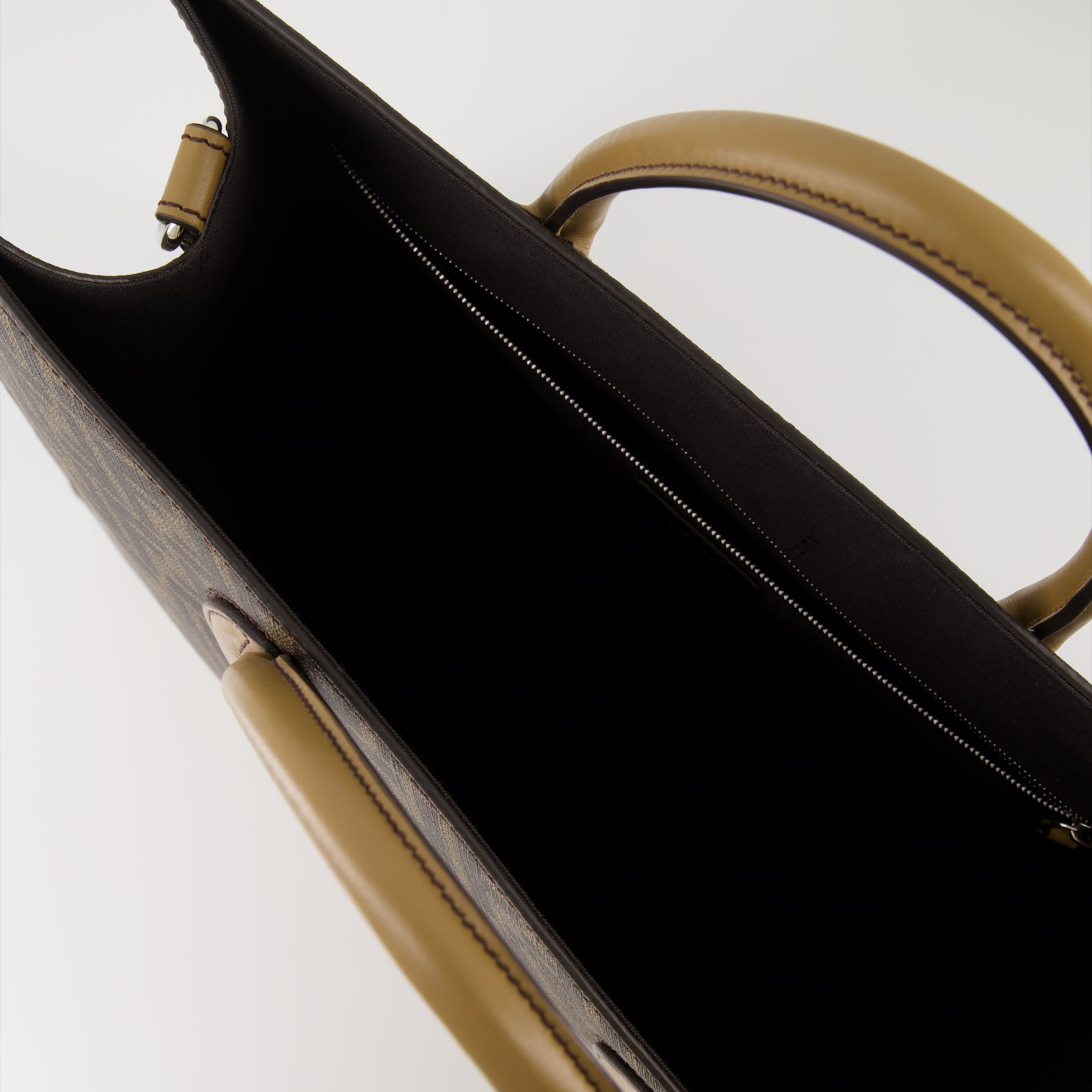 Tote bags Vertical shopping bag Fendi Brown Man