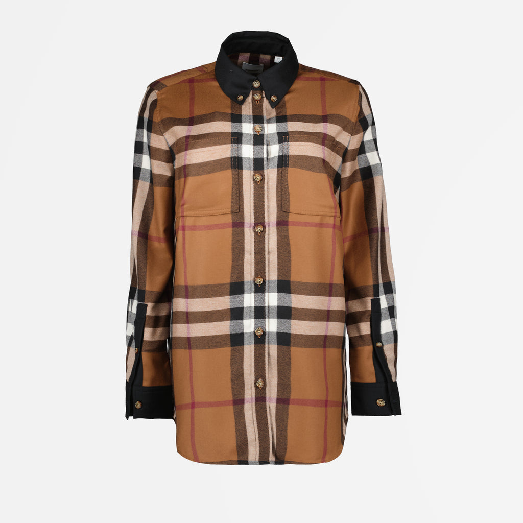 Shirts Checked shirt Burberry Brown Women