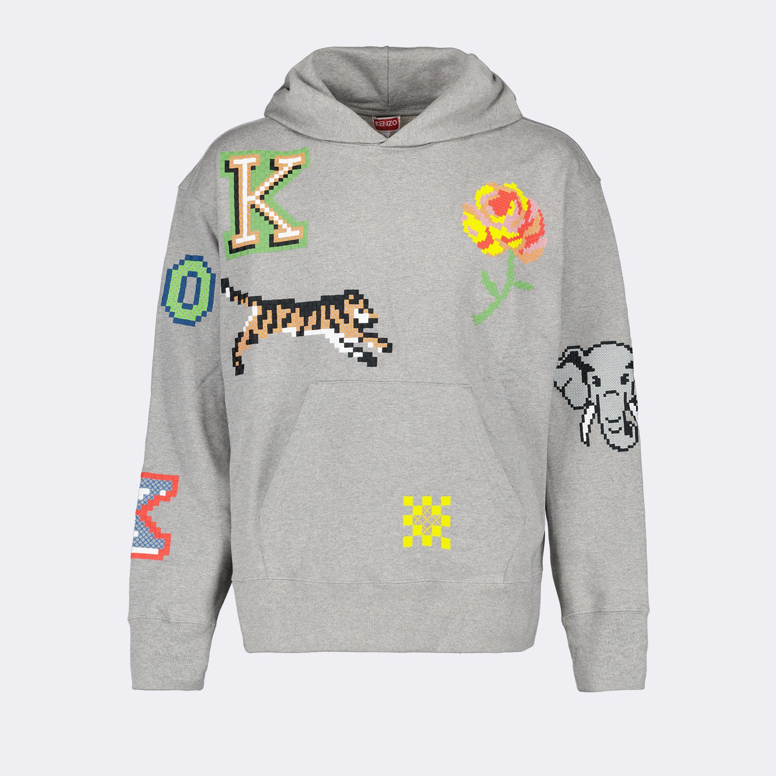 Sweat à capuche Kenzo Pixel