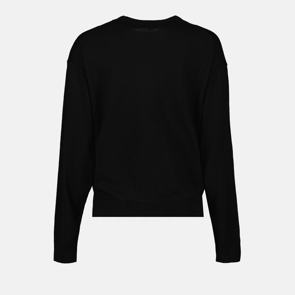 Maille Pull Boke Flower Kenzo Noir Femme