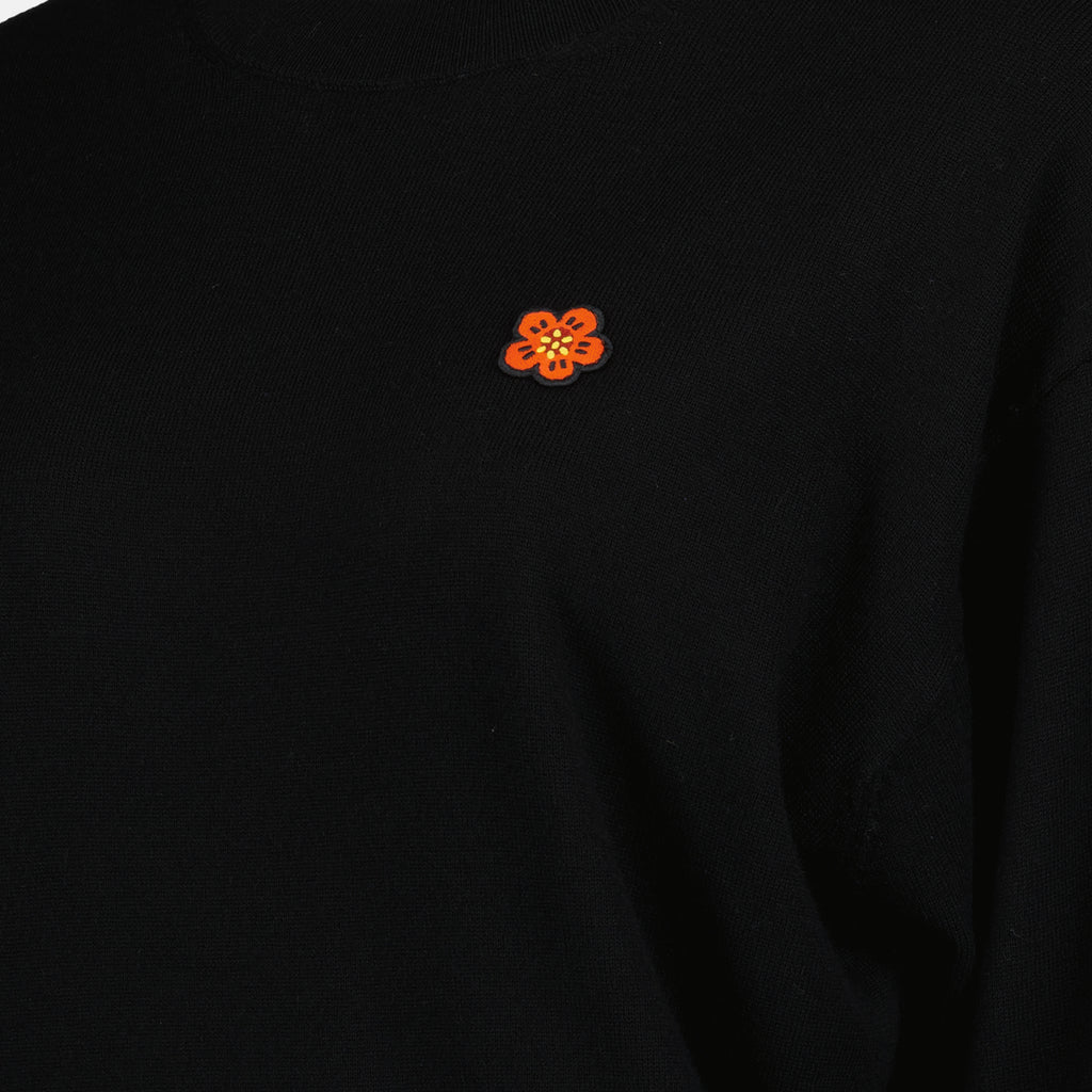Maille Pull Boke Flower Kenzo Noir Femme