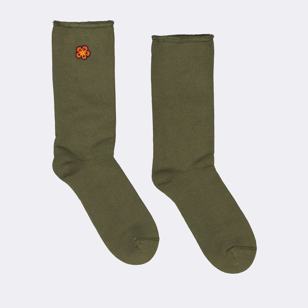 Ropa interior y homewear Chaussettes Boke Flower Kenzo Caqui Homme