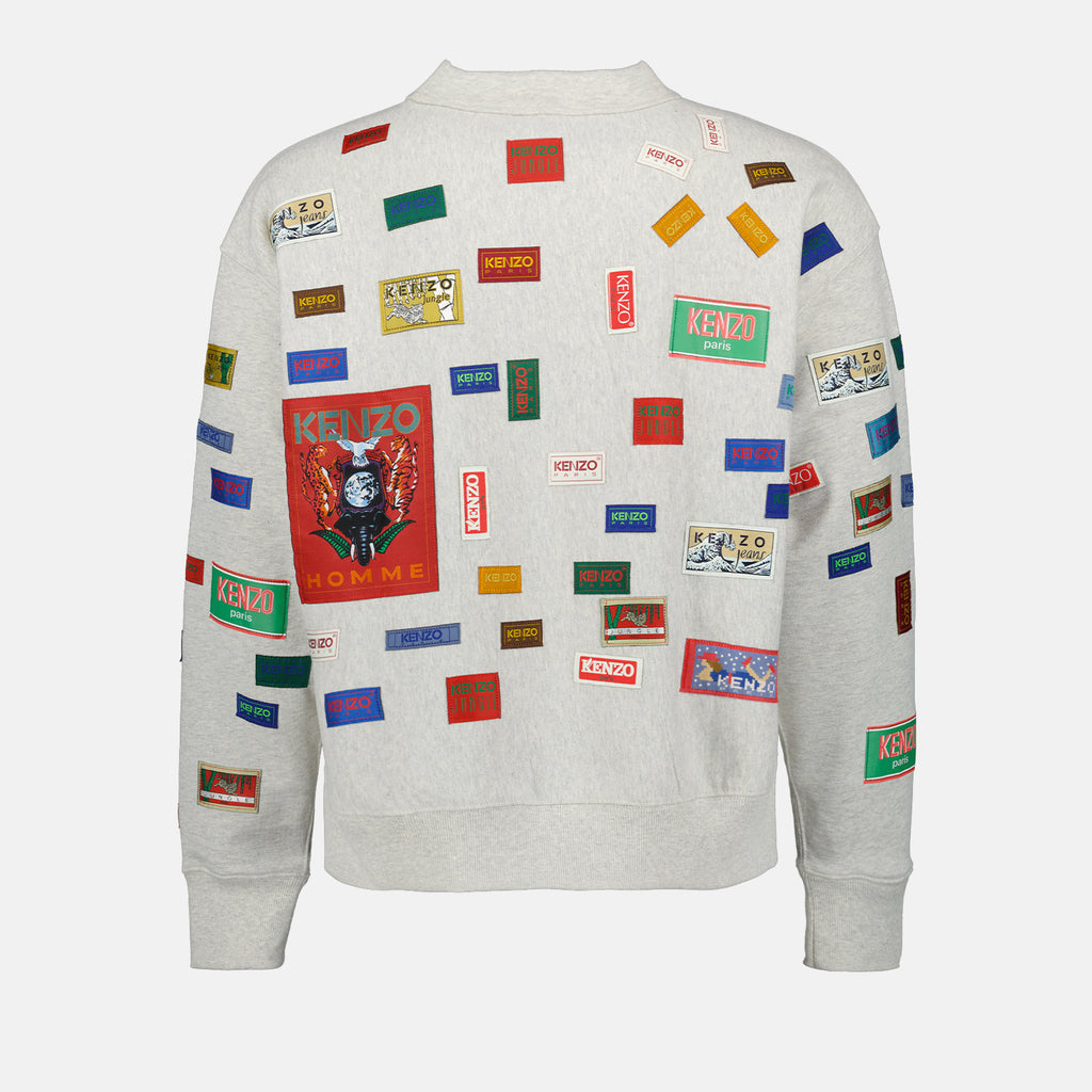 Sweatshirts Sweatshirt Kenzo Labels Kenzo Grau Homme