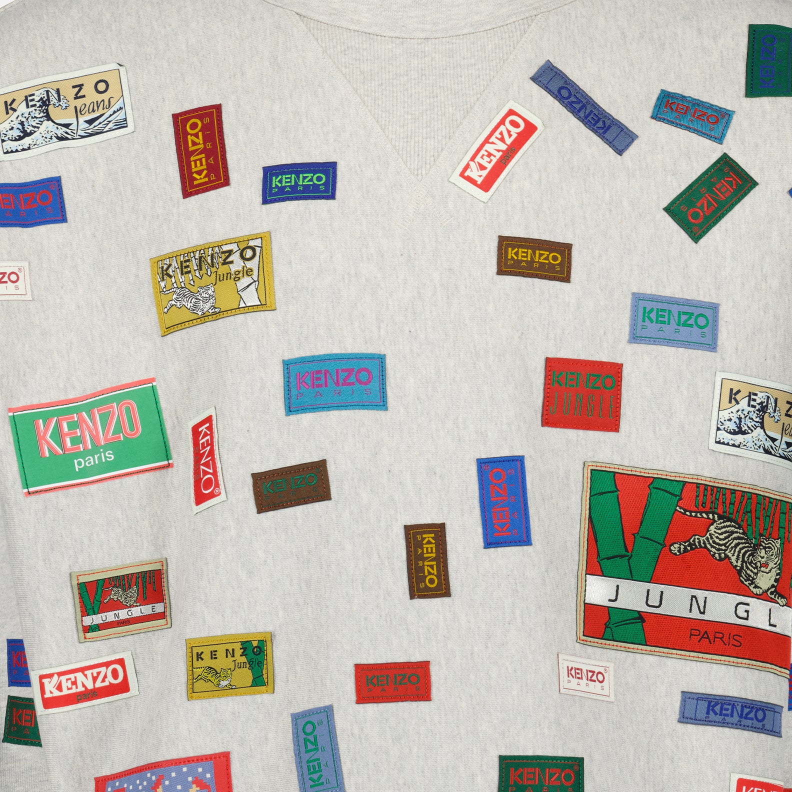 Sweatshirts Sweatshirt Kenzo Labels Kenzo Grau Homme