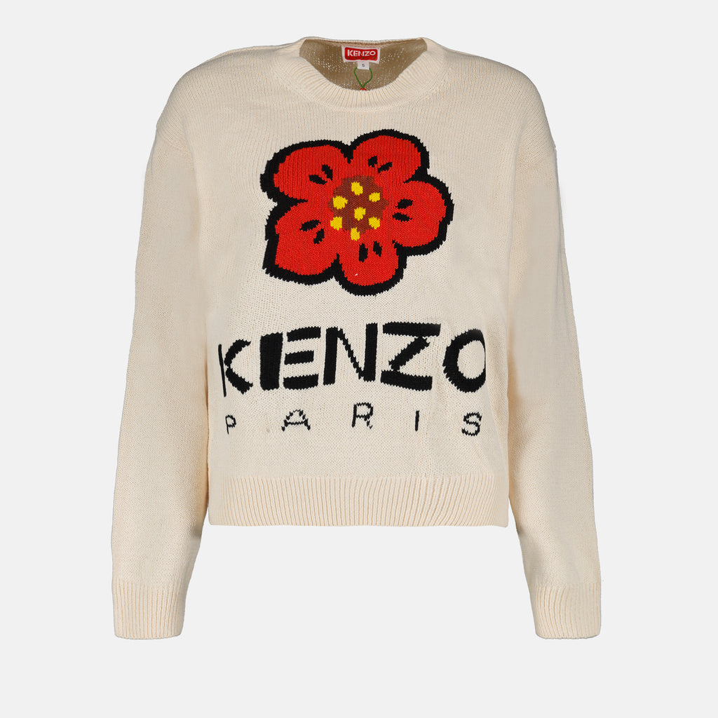 Knitwear Boke Flower Sweater Kenzo White Women