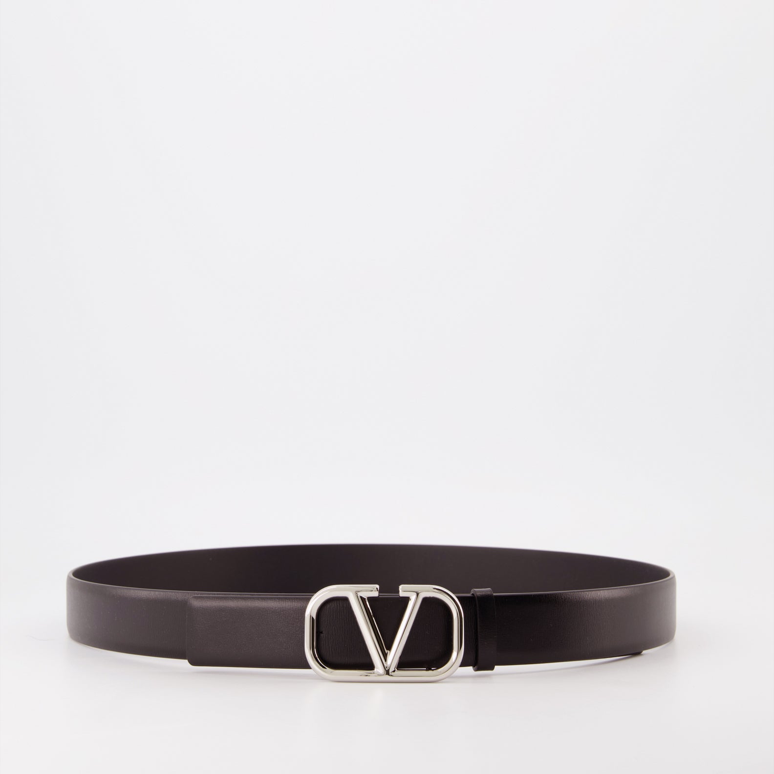 Cintos Ceinture VLogo en cuir Valentino Garavani Marrom Homme